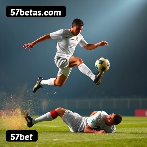 57bet bônus R$5.000 + 500 giros - Rollover 35x, prazo 30 dias, 38% taxa conversão